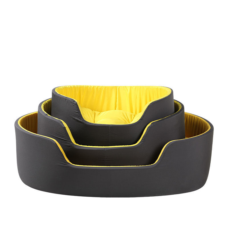 Cozy All-Season Washable Pet Kennel for Deep Sleep Comfort - Pawfect Escape