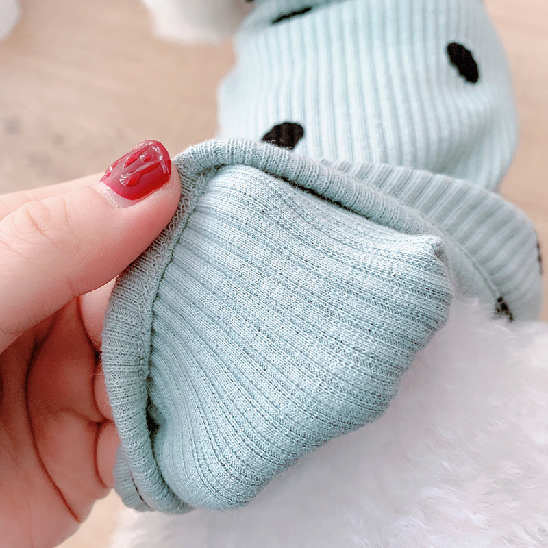 Cozy Polka Dot Turtleneck Shirt for Small to Large Dogs - Pawfect Escape