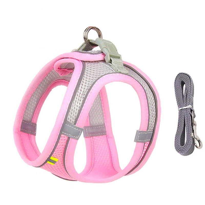 Adjustable Reflective Dog Harness & Leash Set – All-Season Comfort - Pawfect Escape