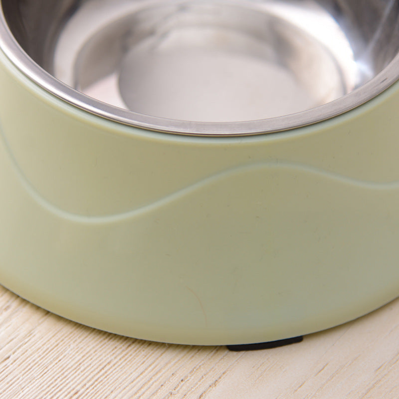 Wavy Stainless Steel Dog & Cat Bowl in Three Colors - Pawfect Escape