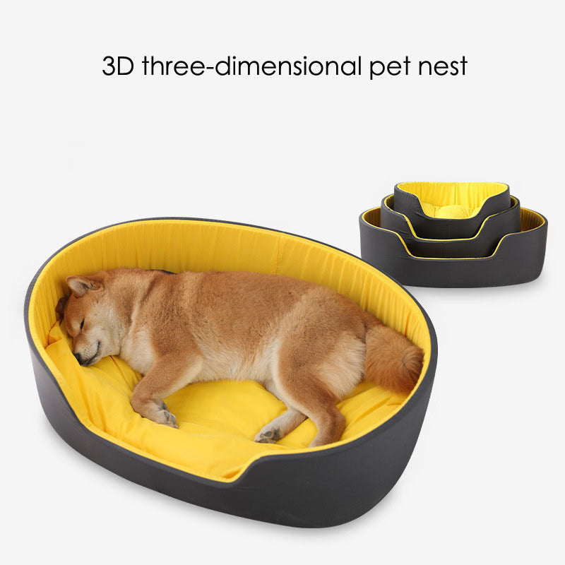 Cozy All-Season Washable Pet Kennel for Deep Sleep Comfort - Pawfect Escape