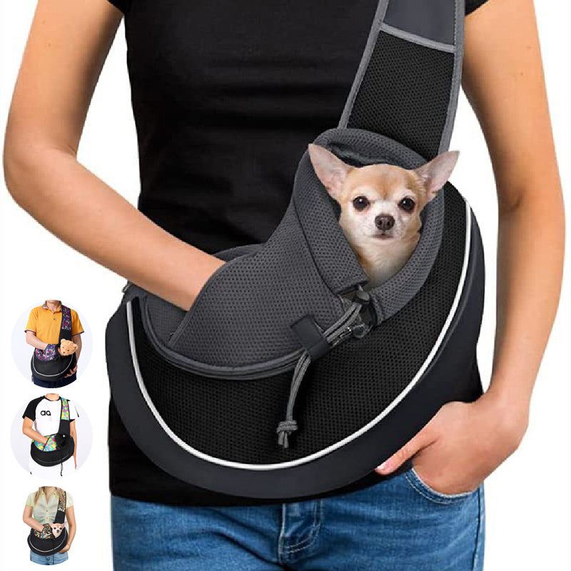Portable Pet Carrier Crossbody Bag for Cats and Dogs - Pawfect Escape