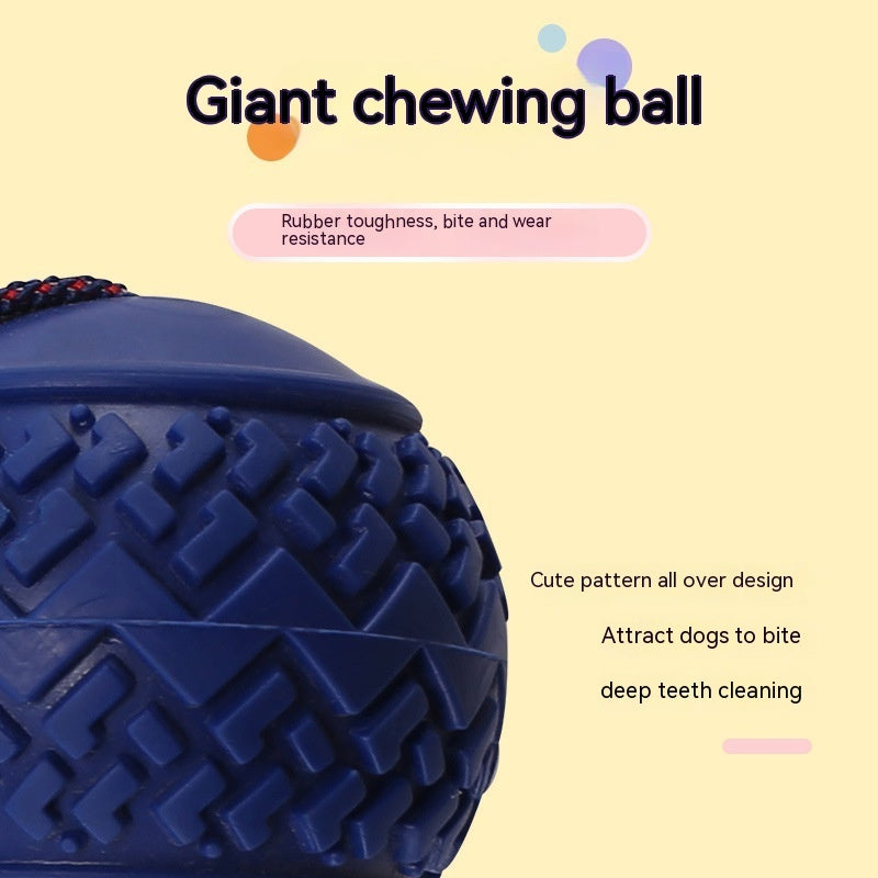 Interactive Dog Toy Ball with Rope for Chewing and Training - Pawfect Escape