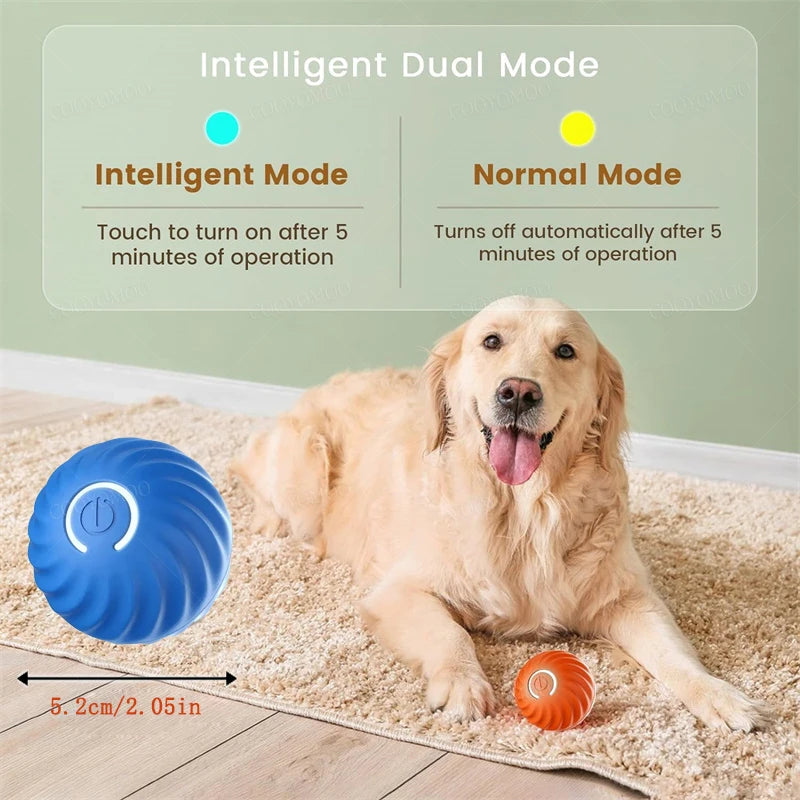 Smart Bouncing Dog Toy Ball – Interactive, Durable, and USB Rechargeable! - Pawfect Escape