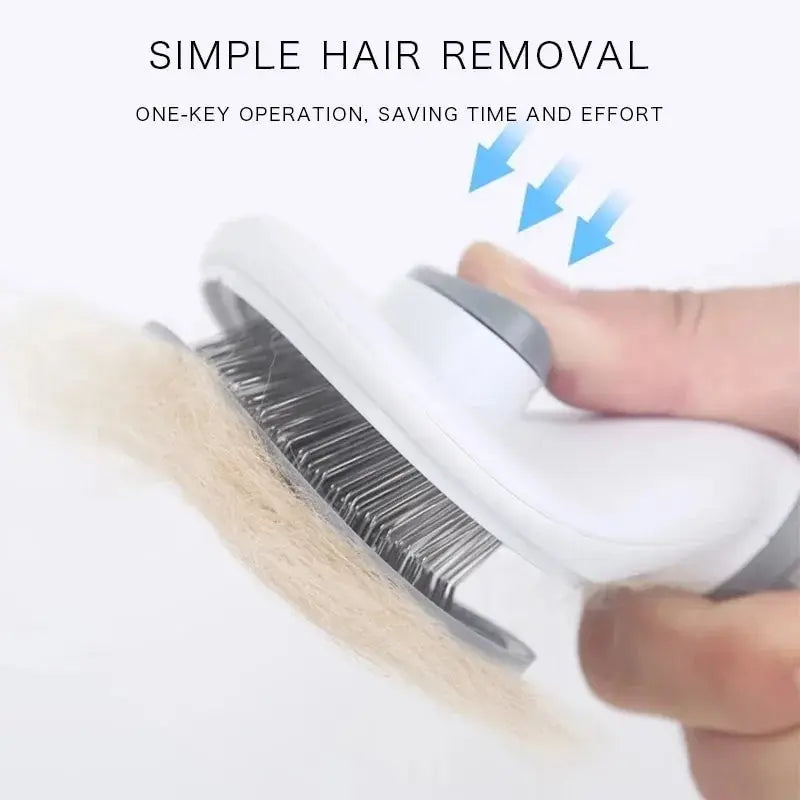 Self-Cleaning Pet Brush – Easy Grooming for Dogs & Cats! - Pawfect Escape