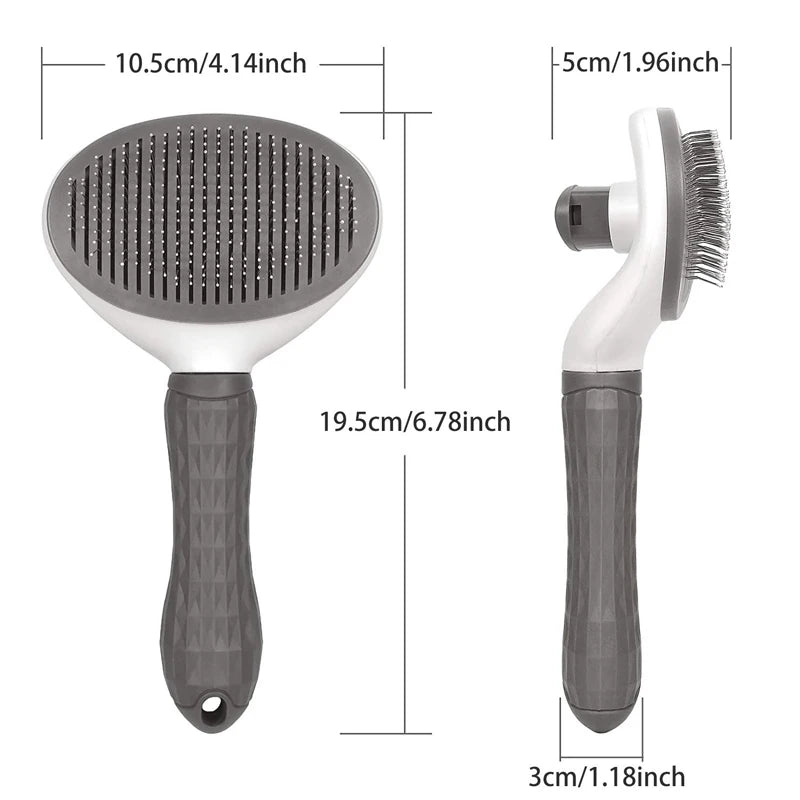 Self-Cleaning Pet Brush – Easy Grooming for Dogs & Cats! - Pawfect Escape