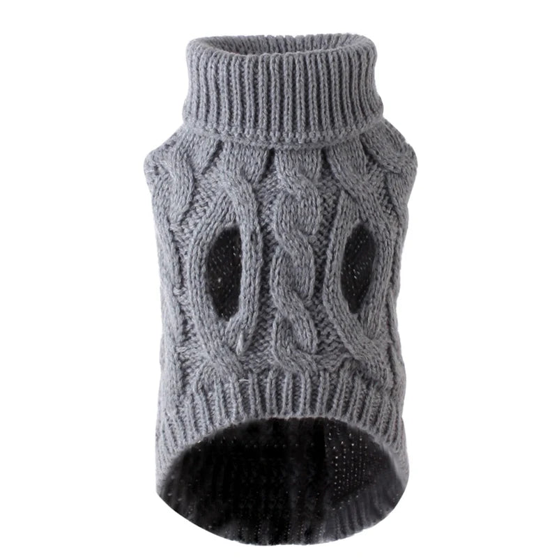 Cozy Turtleneck Sweater for Small Dogs & Cats – Winter Warmth - Pawfect Escape