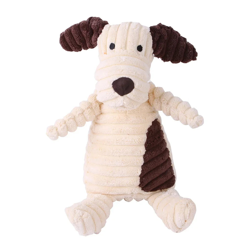 Squeaky Plush Dog Toy – Durable, Soft, and Bite-Resistant Fun! - Pawfect Escape