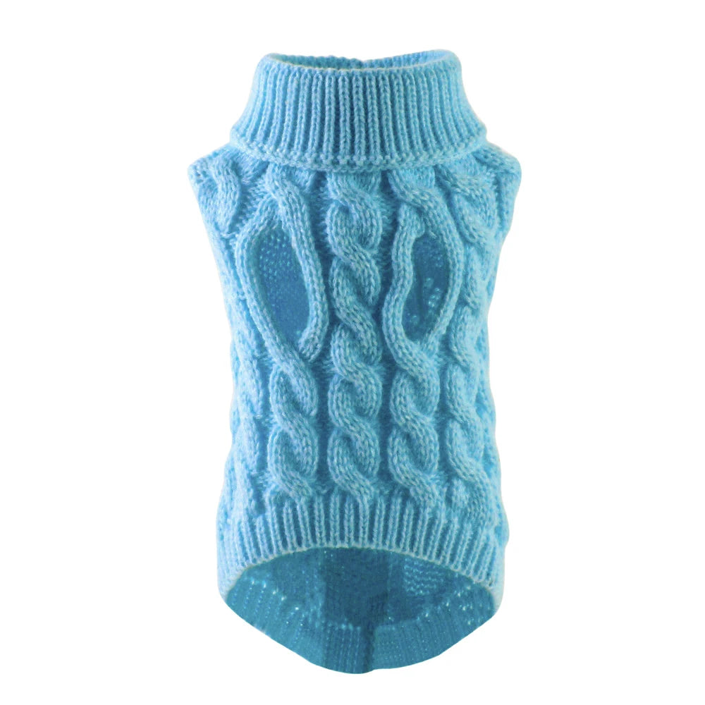 Cozy Turtleneck Sweater for Small Dogs & Cats – Winter Warmth - Pawfect Escape