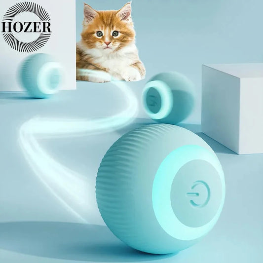 Smart Rolling Interactive Cat Ball – Automatic Fun & Exercise! - Pawfect Escape