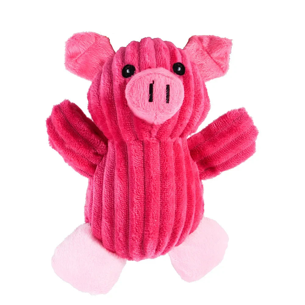 Squeaky Plush Dog Toy – Durable, Soft, and Bite-Resistant Fun! - Pawfect Escape