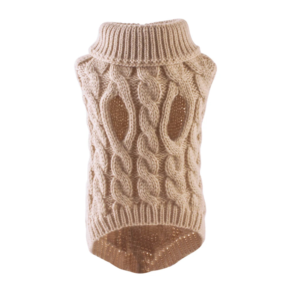 Cozy Turtleneck Sweater for Small Dogs & Cats – Winter Warmth - Pawfect Escape