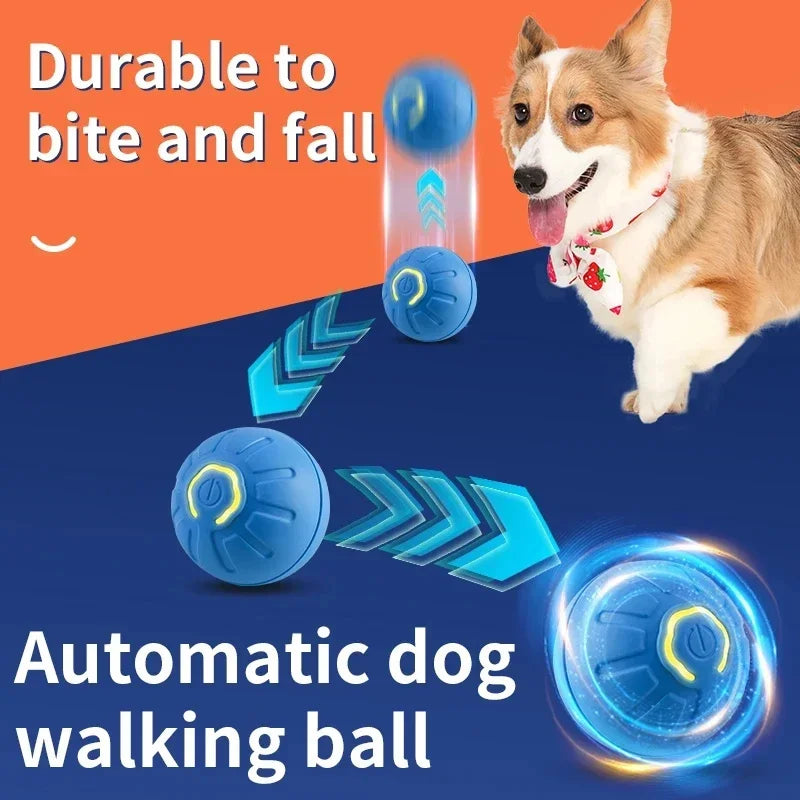 Smart Bouncing Dog Toy Ball – Interactive, Durable, and USB Rechargeable! - Pawfect Escape