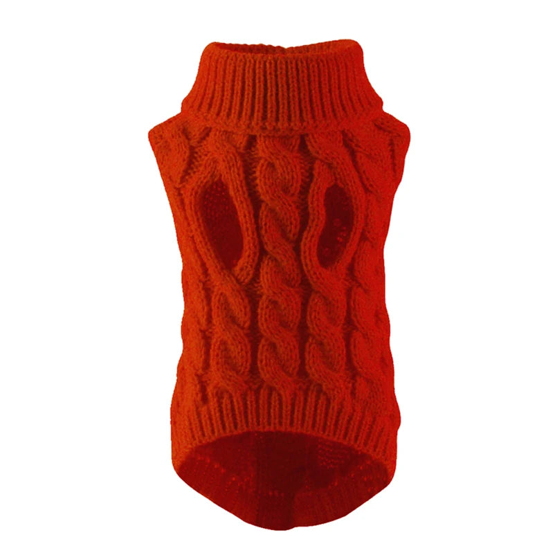 Cozy Turtleneck Sweater for Small Dogs & Cats – Winter Warmth - Pawfect Escape