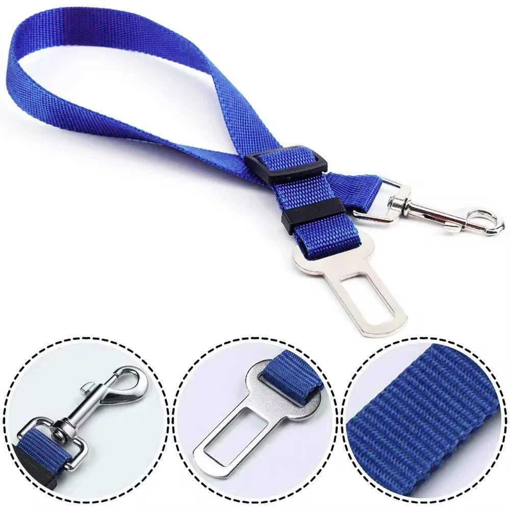 Adjustable Dog Car Seat Belt for Safe & Secure Travel - Pawfect Escape