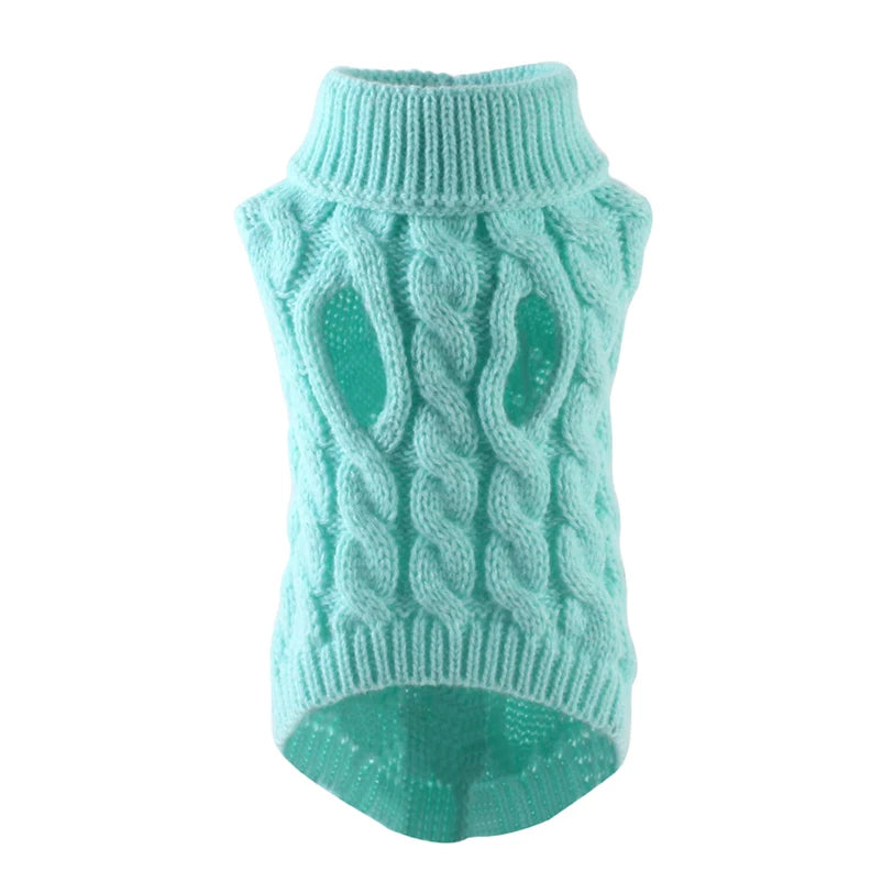 Cozy Turtleneck Sweater for Small Dogs & Cats – Winter Warmth - Pawfect Escape