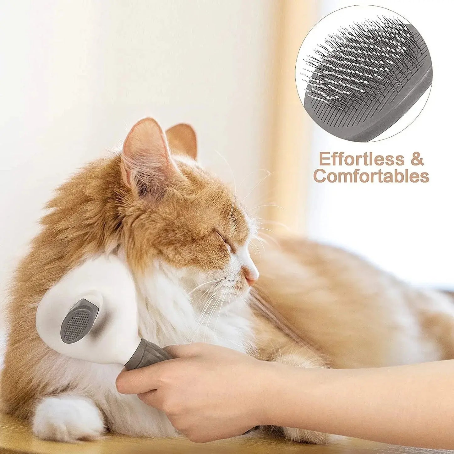 Self-Cleaning Pet Brush – Easy Grooming for Dogs & Cats! - Pawfect Escape