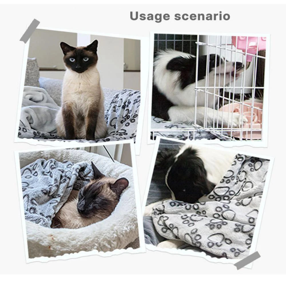 Soft Washable Pet Blanket – Cozy, Warm & Durable Mat - Pawfect Escape