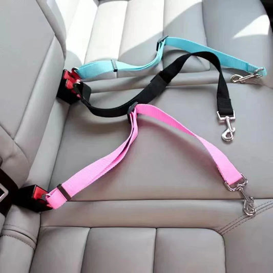 Adjustable Dog Car Seat Belt for Safe & Secure Travel - Pawfect Escape