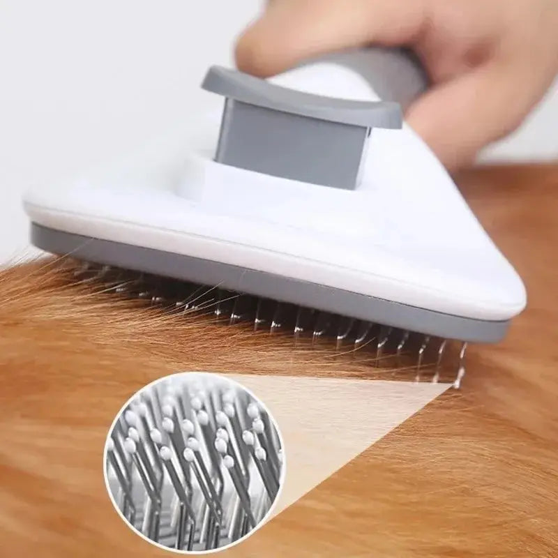 Self-Cleaning Pet Brush – Easy Grooming for Dogs & Cats! - Pawfect Escape