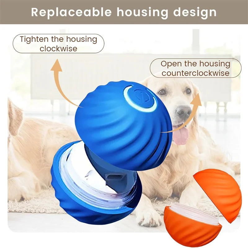 Smart Bouncing Dog Toy Ball – Interactive, Durable, and USB Rechargeable! - Pawfect Escape