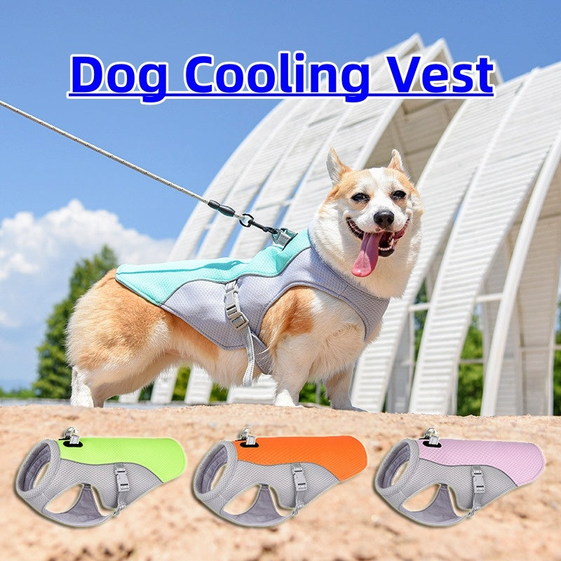 Cooling Dog Vest for Summer Heat Protection and UV Defense - Pawfect Escape